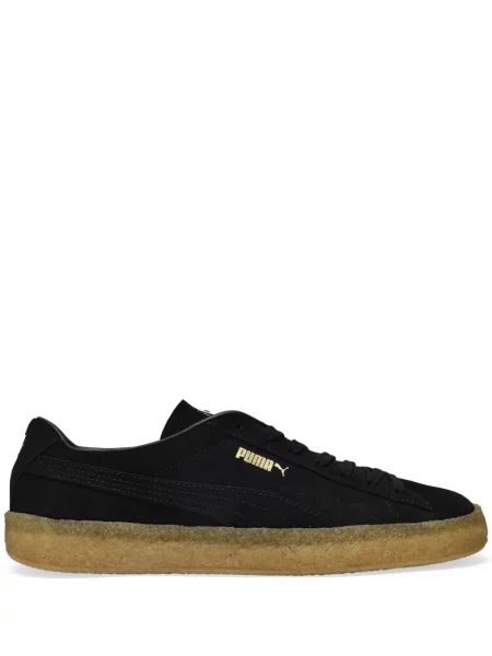 Sneakerși Puma Suede din piele de căprioară negru