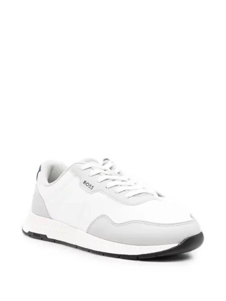 Sneakerși Boss cu imagine alb