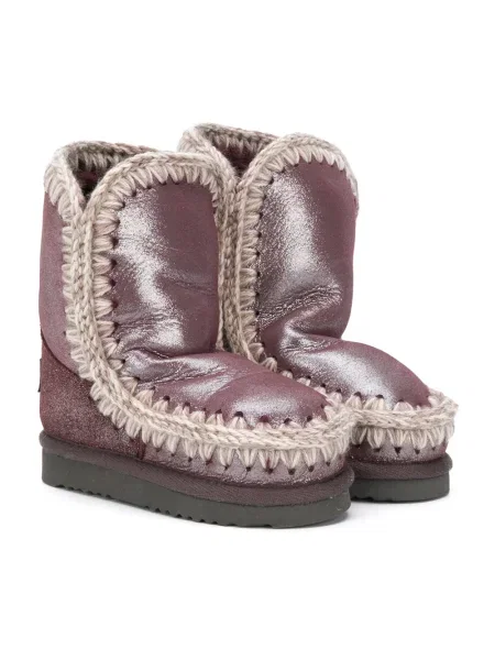 Buty do kostki dziecięce Mou fioletowe