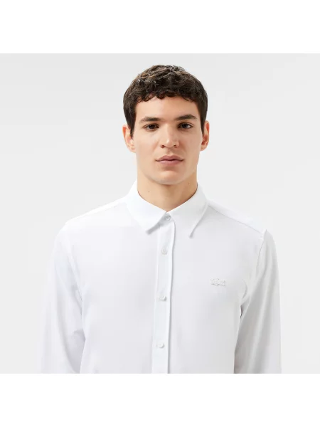 Lacoste Koszula Slim Fit biała