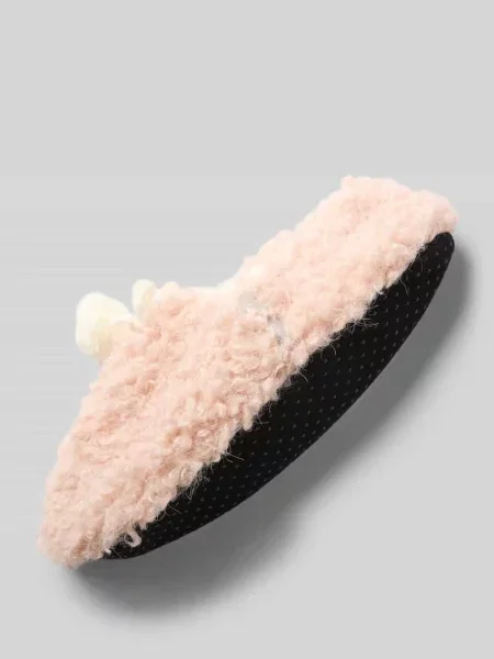 Kapcie supercozy z miękkimi szwami na palcach Camano różowe