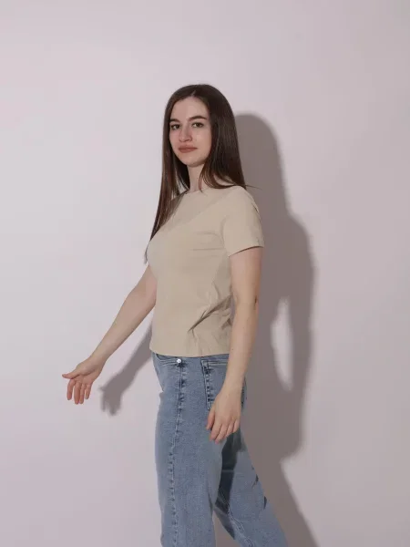 Футболка Stream бежевая
