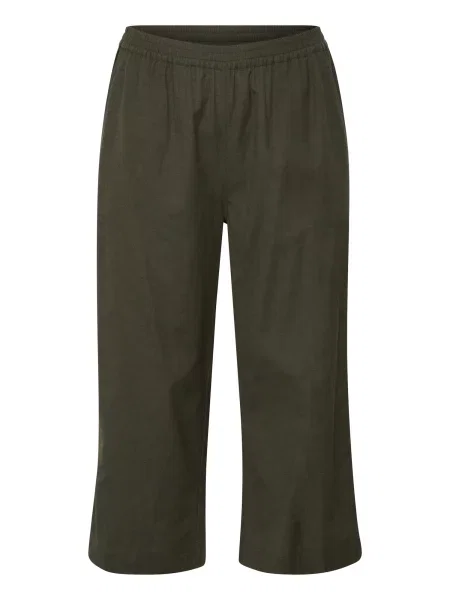 KAFFE CURVE Pantaloni Vicca' kaki