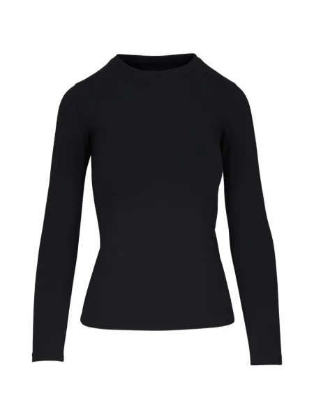 Top L'agence tricotate negru