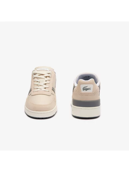 Lacoste Court Sneakers T-Clip beżowe