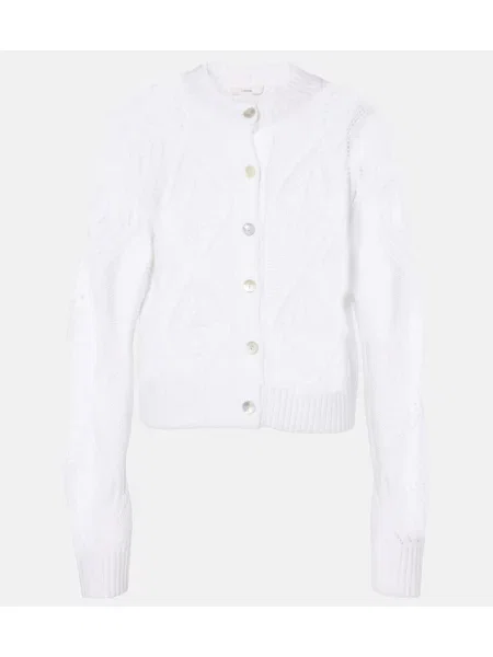 Cropp cardigan Vince alb