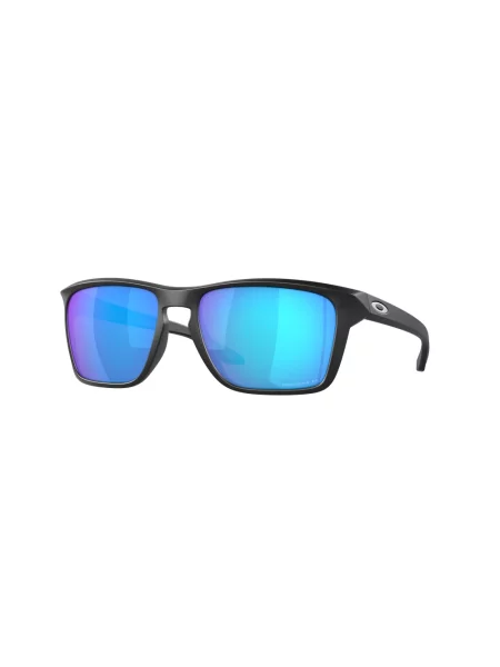 Okulary przeciwsłoneczne Oakley Sylas matte black/prizm sapphire polar czarne