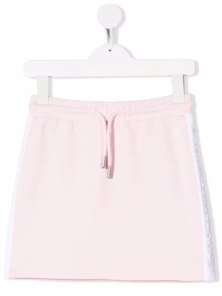 Spódnica mini dziecięca Calvin Klein różowa