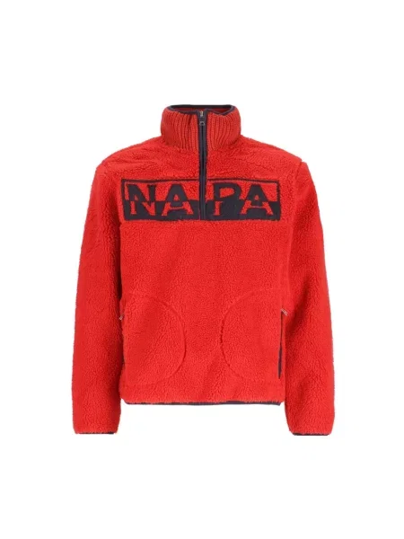 Bluza polarowa Napapijri polarowa czerwona