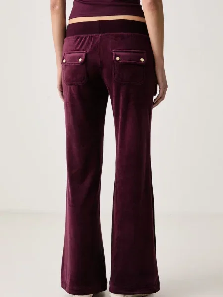 Alacsony derekú velúr nadrág Juicy Couture