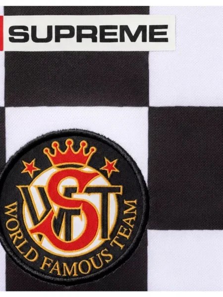 Fotbal hanorac Supreme din jerseu negru