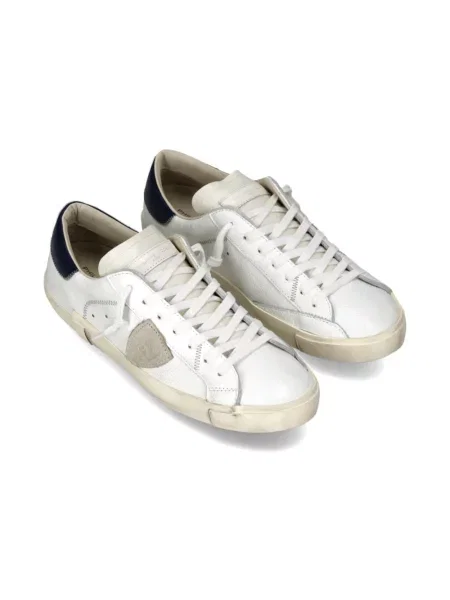 Philippe Model Obuwie Mężczyzna 41 EU Skóra Prsx Sneakers biały