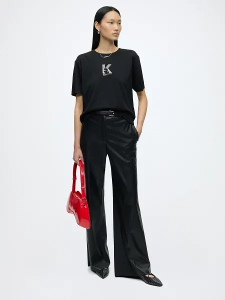 KARL LAGERFELD JEANS Tričko / biela čierna