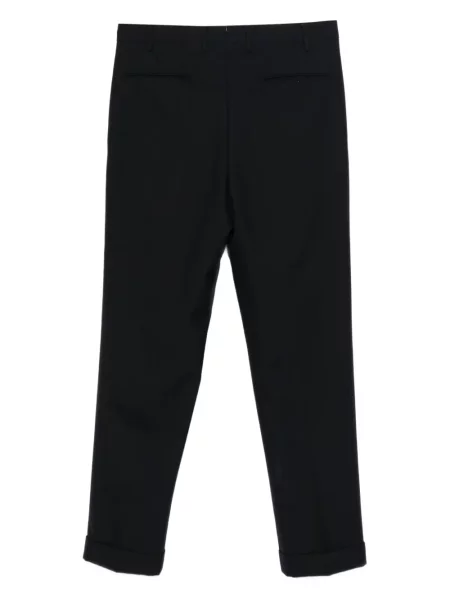 Pantaloni Dell'oglio plisate albastru