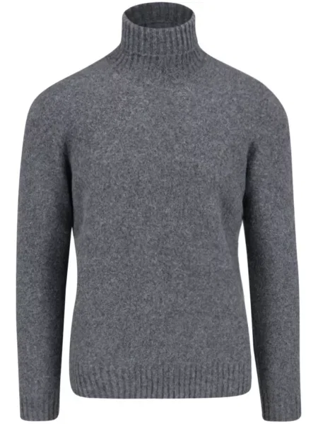 Vuneni džemper Drumohr siva