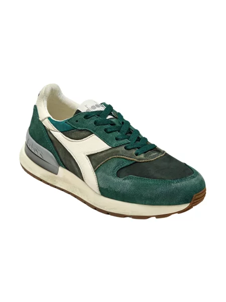Sneakersy Diadora skórzane retro zielone