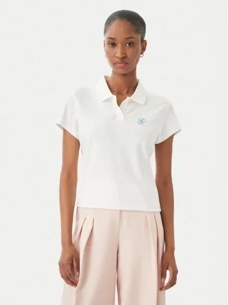 Tommy Hilfiger Polo marškinėliai Logo balta