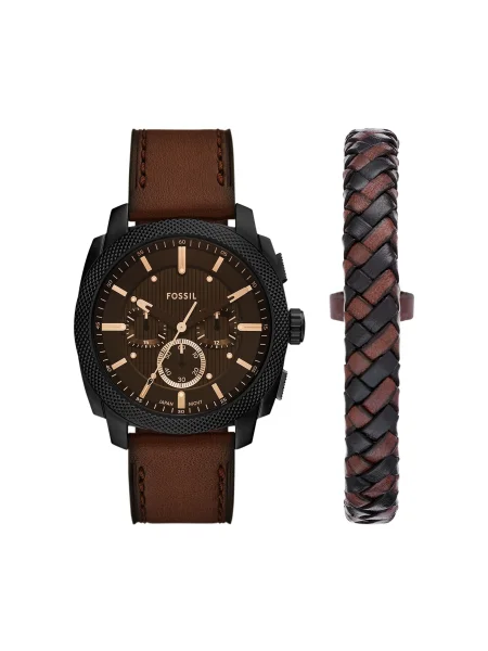 FOSSIL Analóg órák MACHINE sötét / fekete barna
