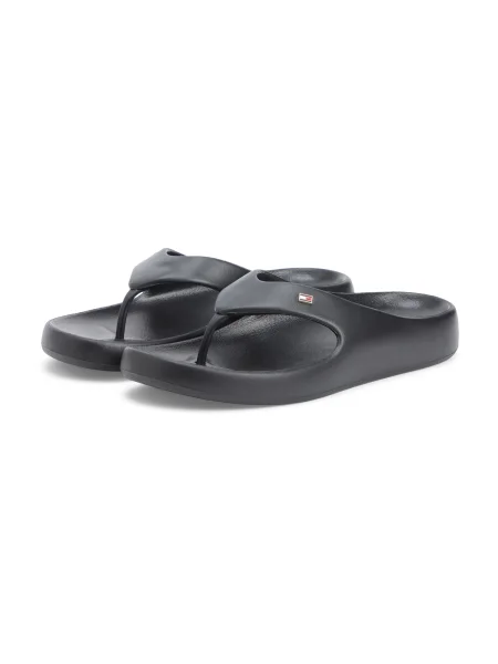TOMMY HILFIGER Flip-flops negru