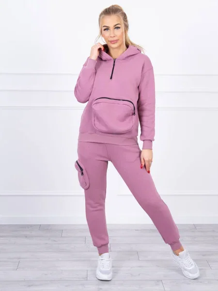 Анцуг Marka Niezdefiniowana декоративни джобове розово