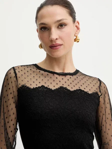 Однотонна блуза Morgan чорна