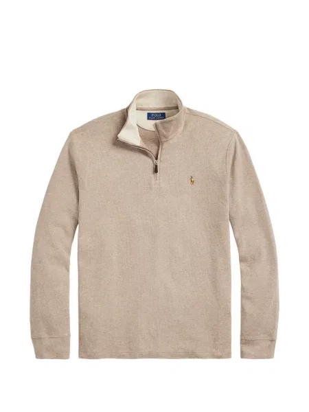 Tricou polo Polo Ralph Lauren cu autograf cu 5 buzunare în carouri gri