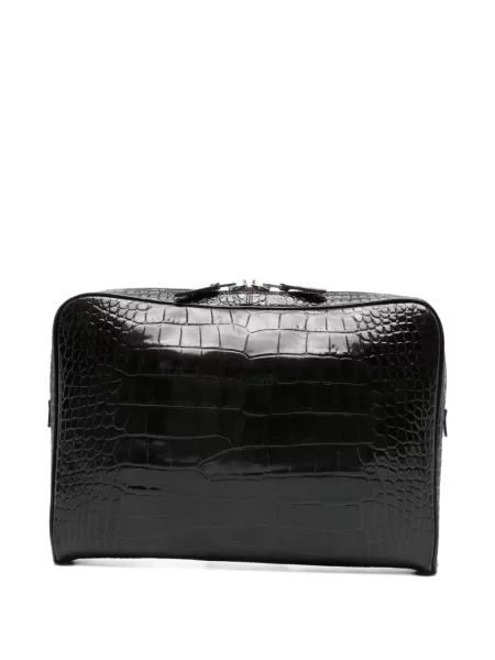 Taška na notebook Tom Ford s autogramem hnědá