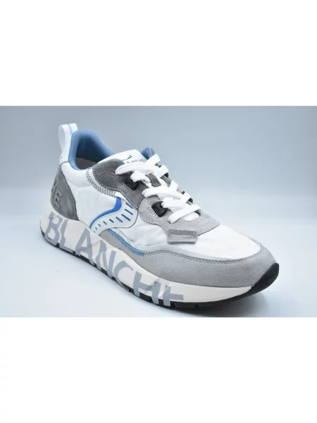 Sneakersy Voile Blanche skórzane szare
