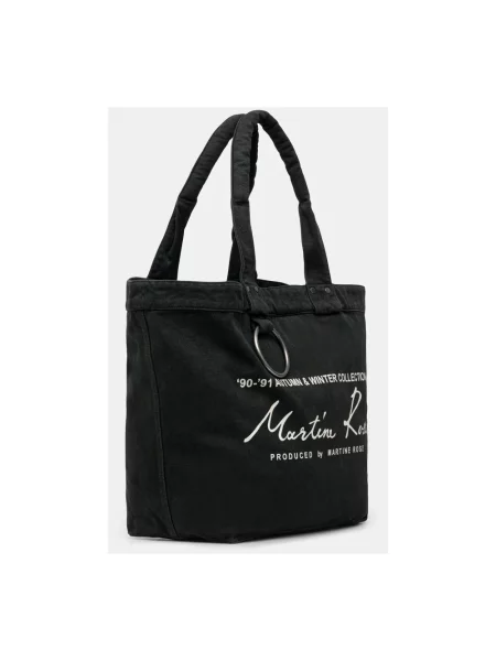 Martine Rose torebka Bondage Tote Bag zielony czarna