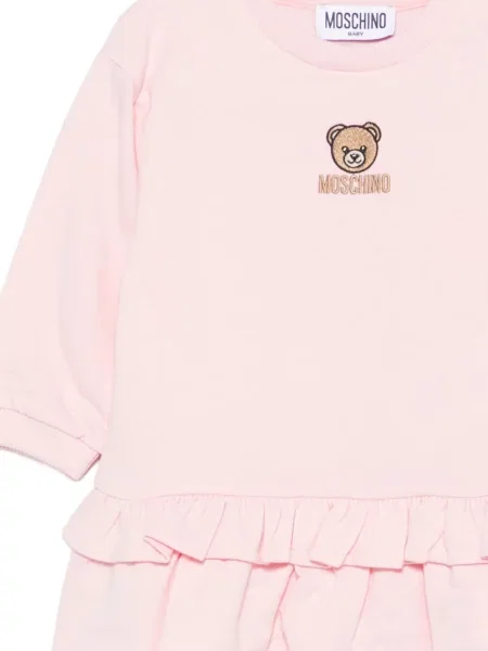 Sukienka dziecięca Moschino różowa