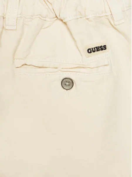 Šortky z materiálu Guess béžové