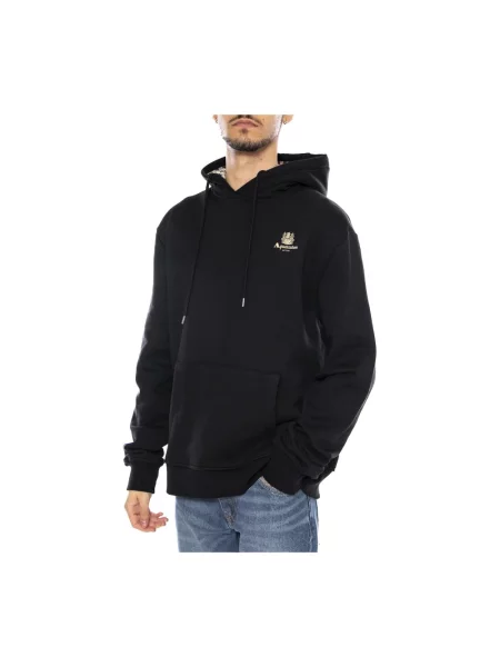 Bluza z kapturem Aquascutum polarowa czarna