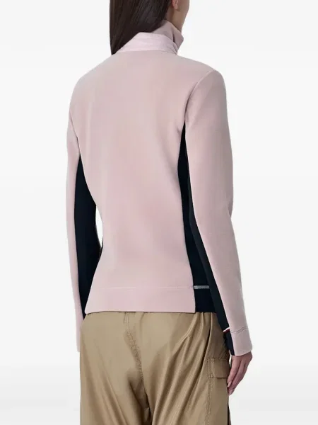 Hanorac Moncler Grenoble de jumătate de fermoar roz