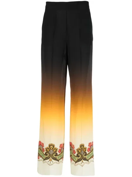 Pantaloni Etro cu imagine negru