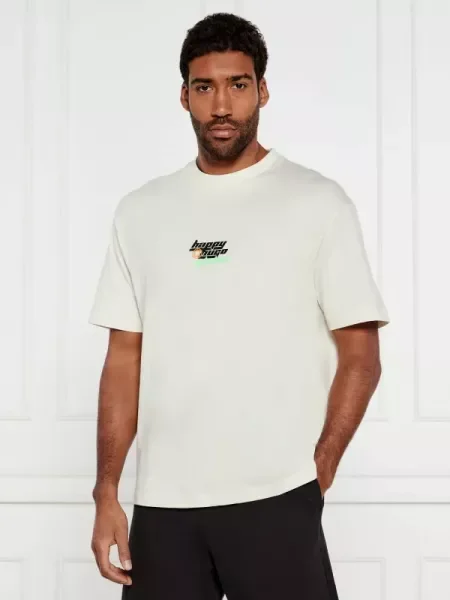 Hugo Blue Póló Nerperi | Oversize fit kék
