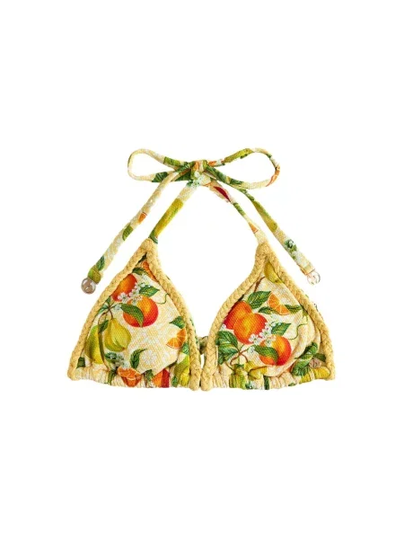 B by Ted Baker Sutien costum de baie / verde / portocaliu / portocaliu homar galben