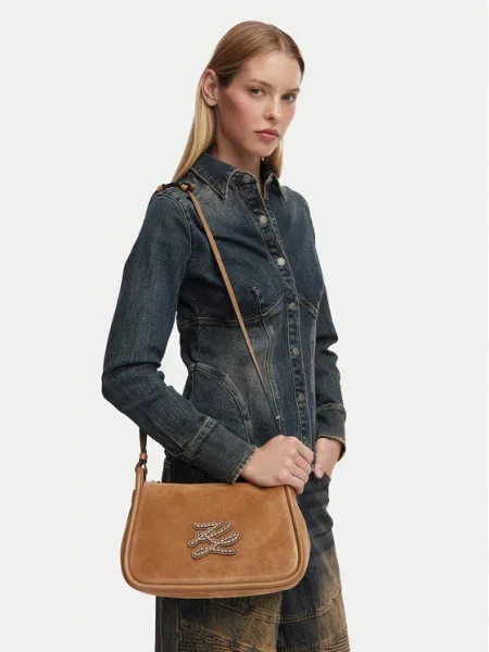 Karl Lagerfeld Torba za čez ramo K/Autograph karamel rjava