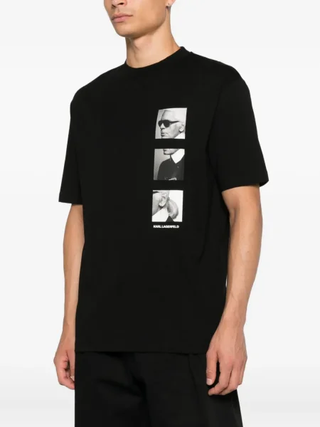 Μπλούζα Karl Lagerfeld μαύρο