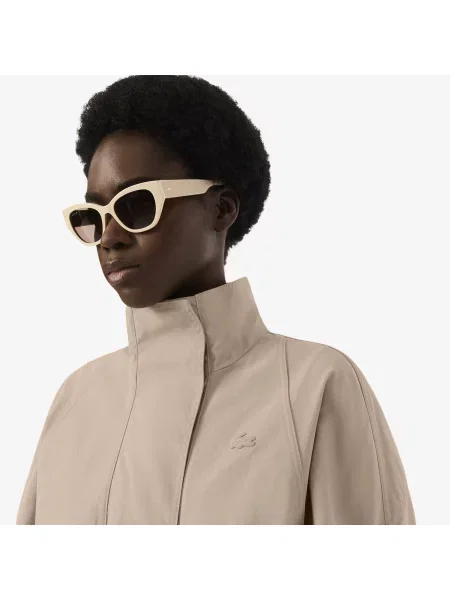 Lacoste Kurtka Oversize beżowa