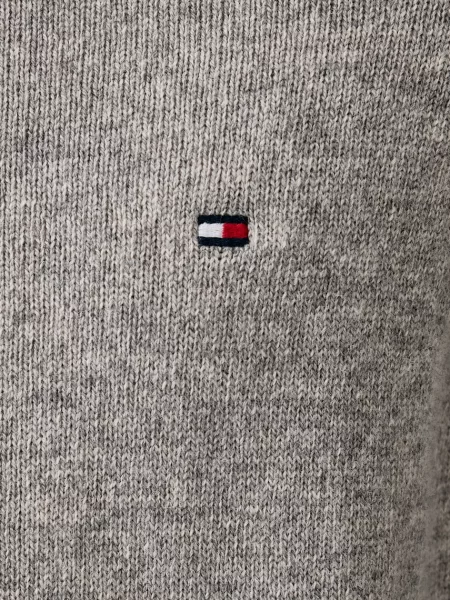 Tommy Hilfiger пуловер мъжки от вълна сиво