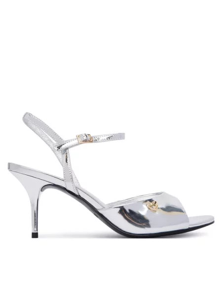 LOVE MOSCHINO Sandale Argintiu