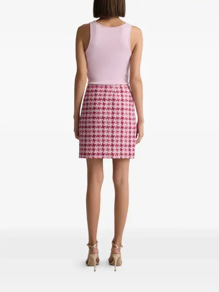 Fustă St. John din tweed roz