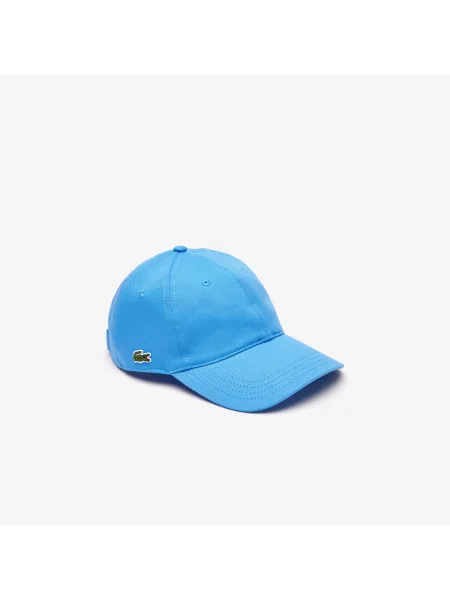 Lacoste Czapka Unisex Z Organicznej Bawełny Twill niebieska