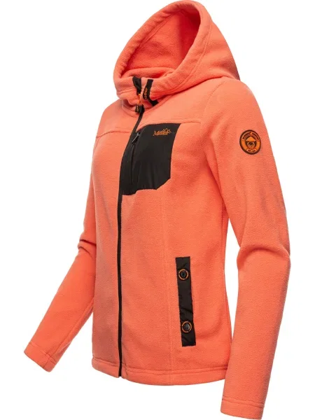 MARIKOO Jachetă fleece Mount Iwaki portocaliu negru