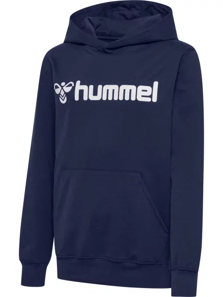 Bluza z kapturem dla dzieci Hummel Go Logo niebieska