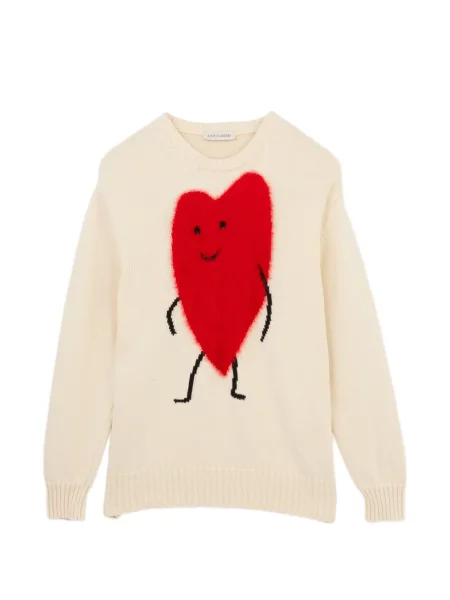 Pulover Joshua Sanders cu motiv cu inimi