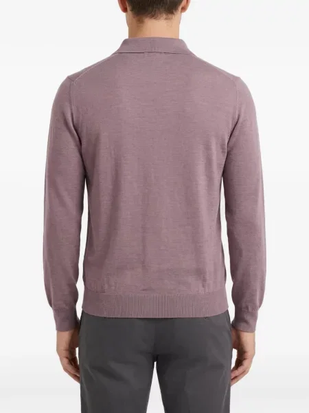 Gulerat tricou polo Brunello Cucinelli violet