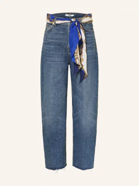 Maje Jeansy Wide Leg blau niebieskie