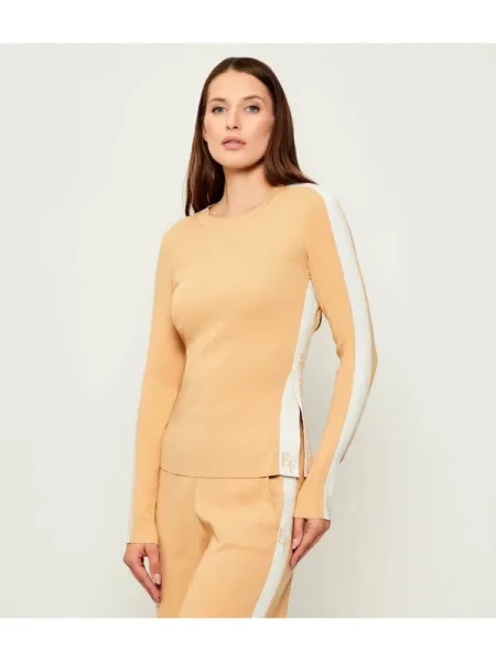 Elisabetta Franchi Kötött pulóver bézs