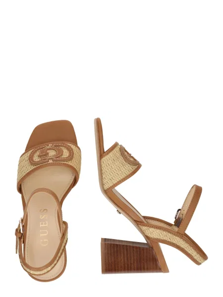 Sandali Guess FLJGNK Bež bela